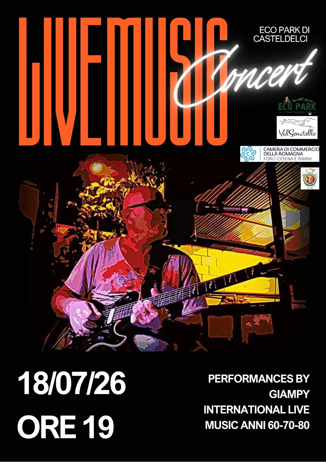 Live concert - Giampy | International Live Music Anni 60-70-80